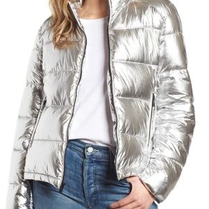 Nordstrom- Marc New York Metallic Puffer Jacket